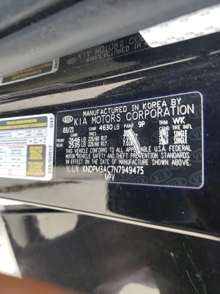 2022 KIA SPORTAGE LX VIN:KNDPM3AC7N7949475