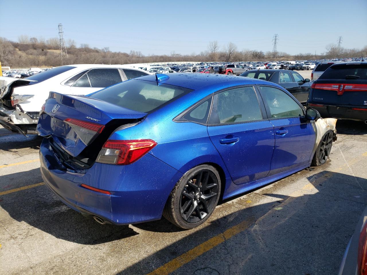 2023 HONDA CIVIC SPORT VIN:2HGFE2F51PH516644