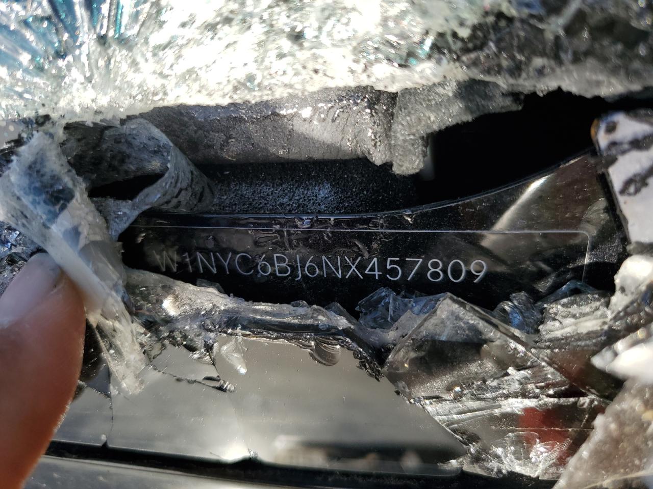 2022 MERCEDES-BENZ G 550 VIN:W1NYC6BJ6NX457809