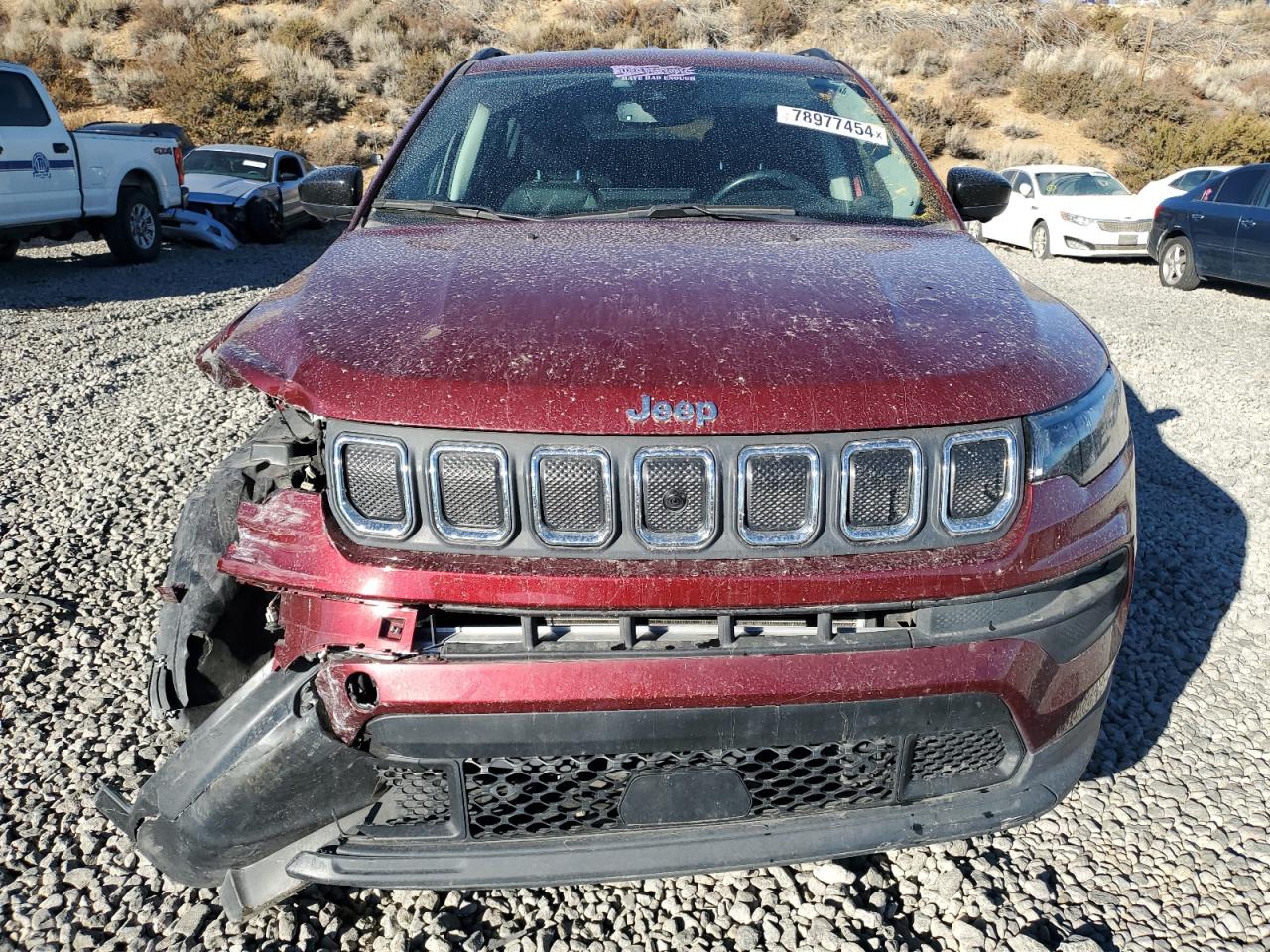 2022 JEEP COMPASS LATITUDE LUX VIN:3C4NJDFB6NT219235