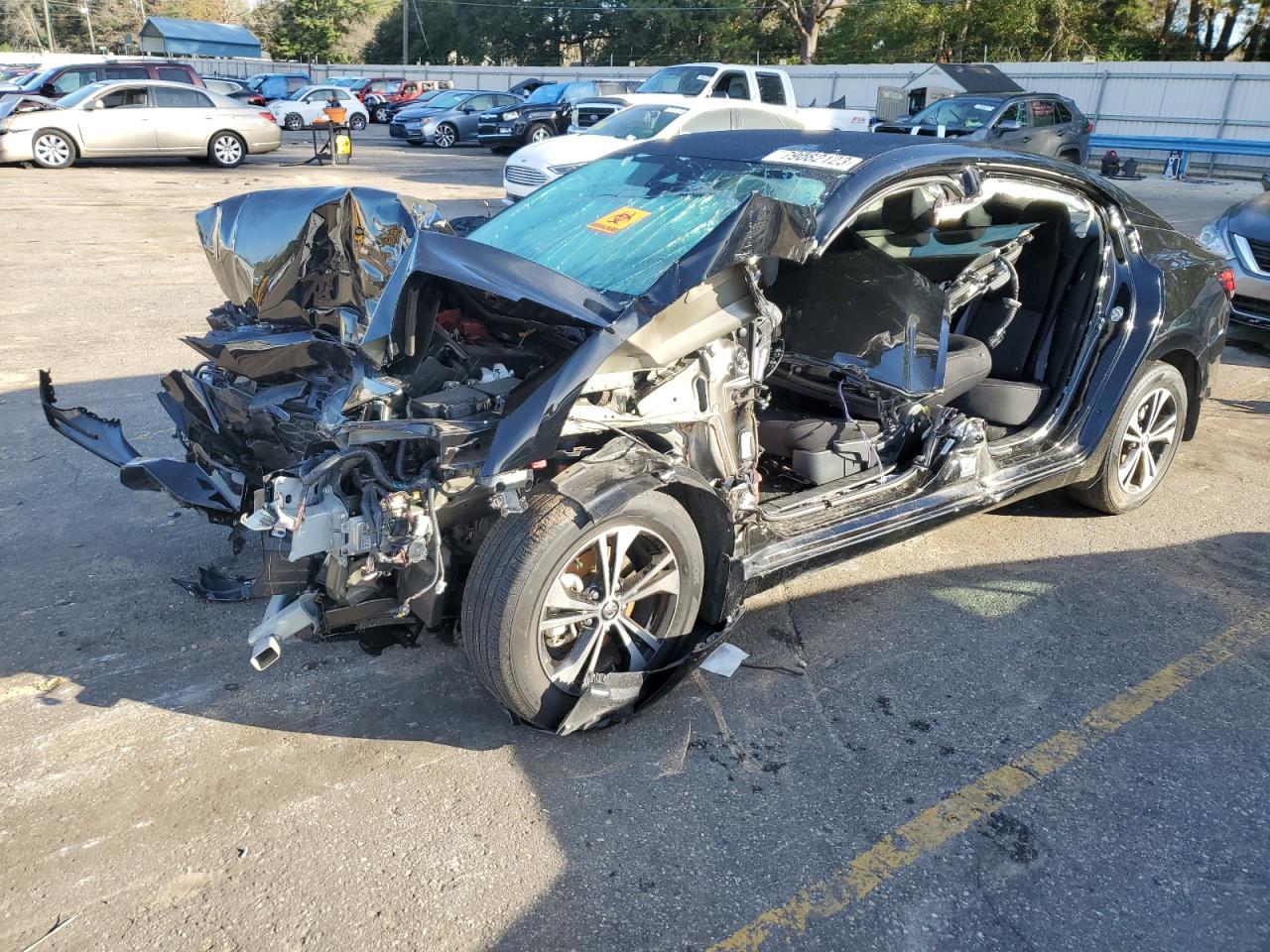 2022 NISSAN SENTRA SV VIN:3N1AB8CV0NY225930