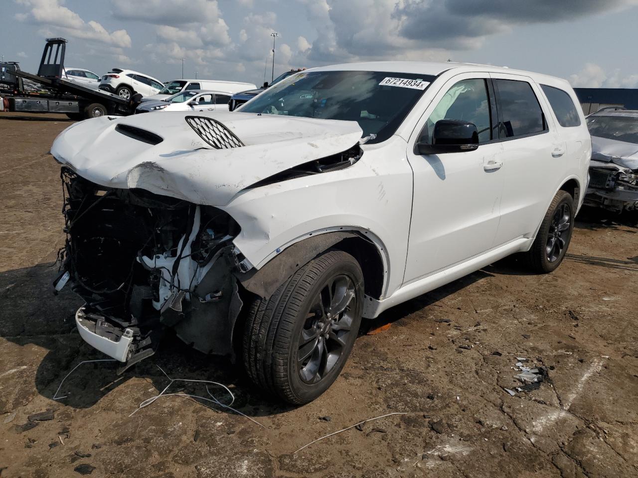 2022 DODGE DURANGO GT VIN:1C4RDJDG7NC161668