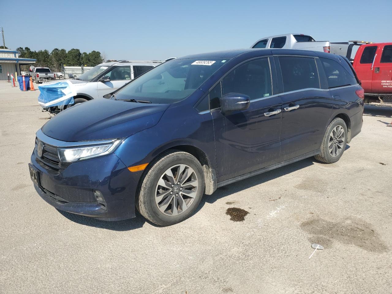 2022 HONDA ODYSSEY EXL VIN:5FNRL6H73NB021145
