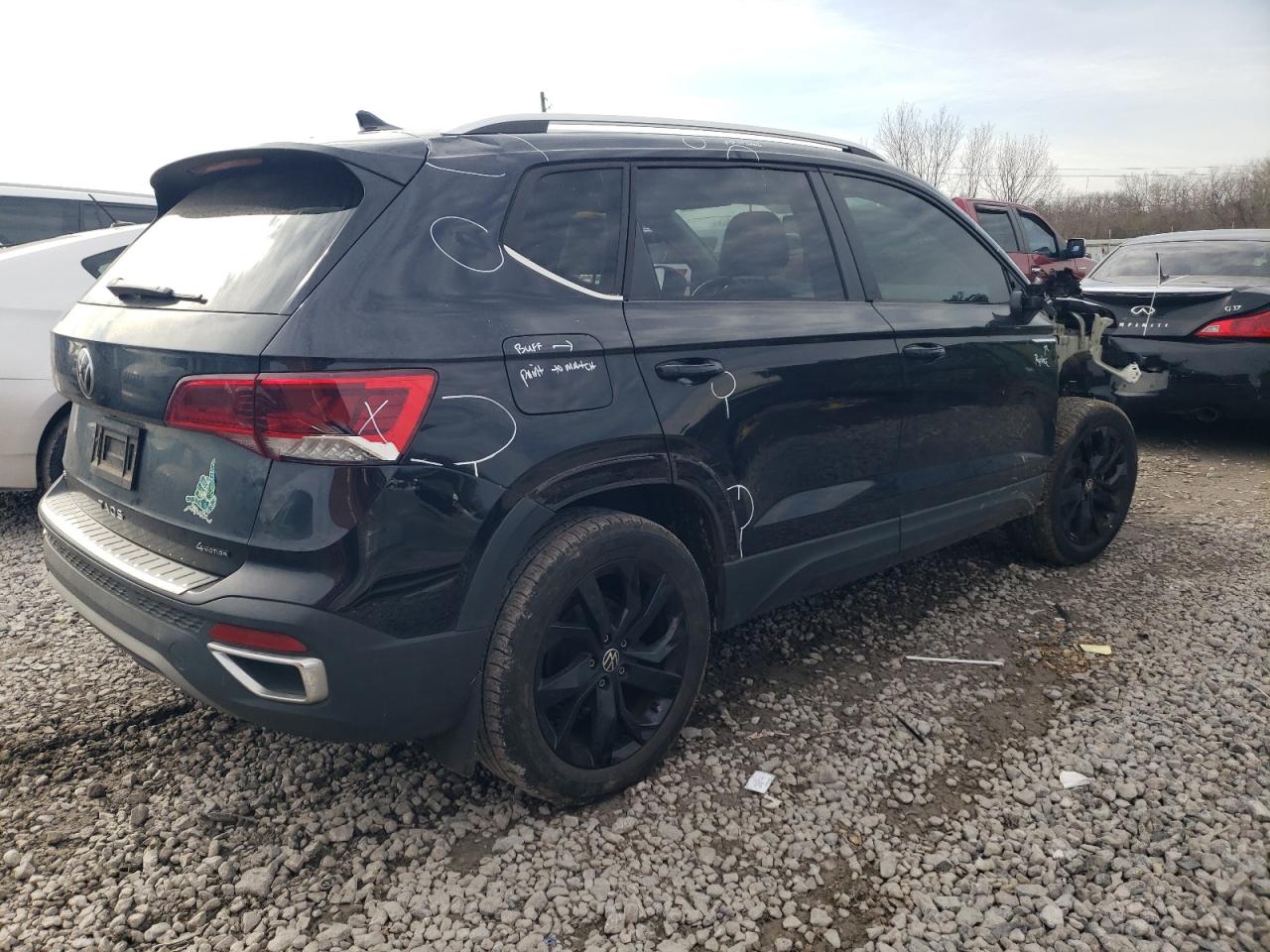 2022 VOLKSWAGEN TAOS SE VIN:3VVWX7B25NM032428