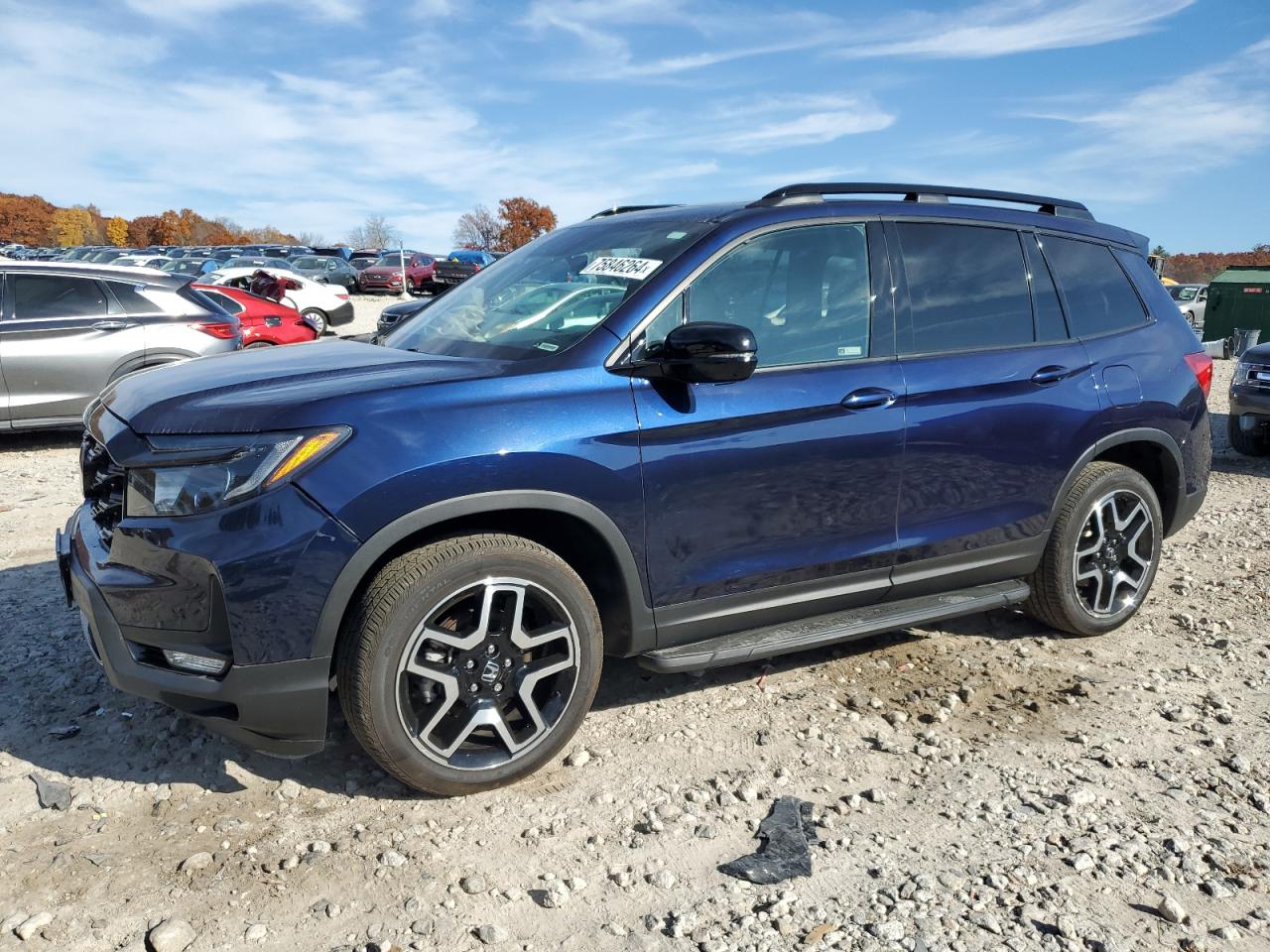 2022 HONDA PASSPORT ELITE VIN:5FNYF8H02NB013166