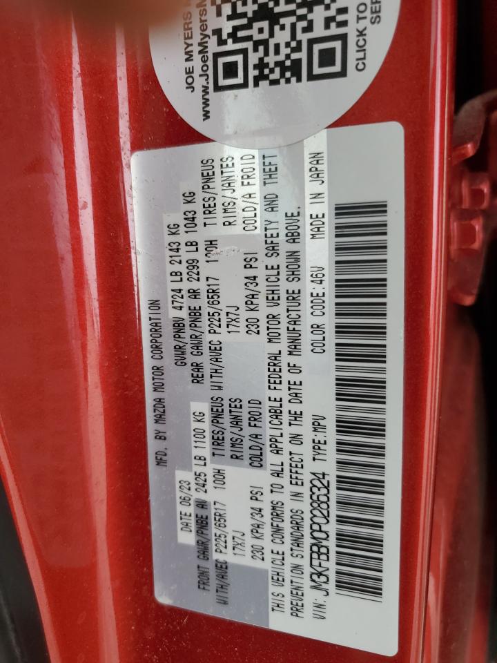 2023 MAZDA CX-5 SELECT VIN:JM3KFBBM0P0286324