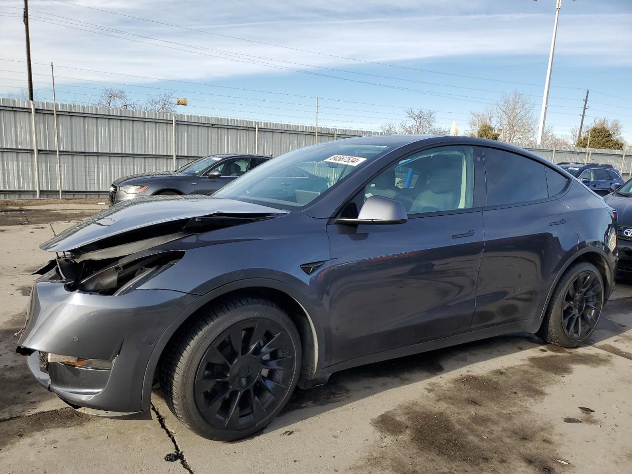 2022 TESLA MODEL Y  VIN:7SAYGDEE9NF315918