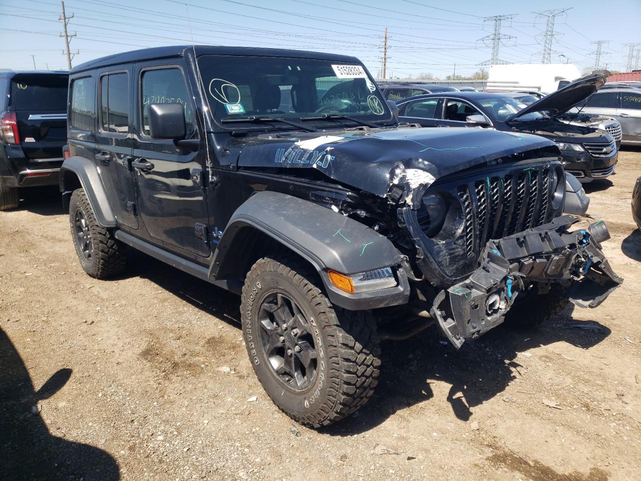 2023 JEEP WRANGLER 4XE VIN:1C4JJXN6XPW591565