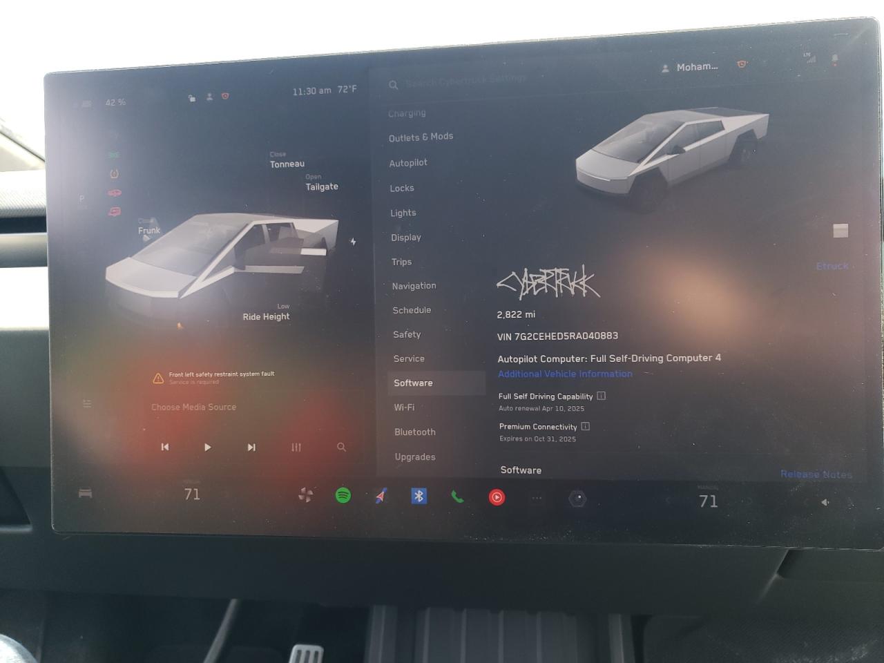 2024 TESLA CYBERTRUCK  VIN:7G2CEHED5RA040883