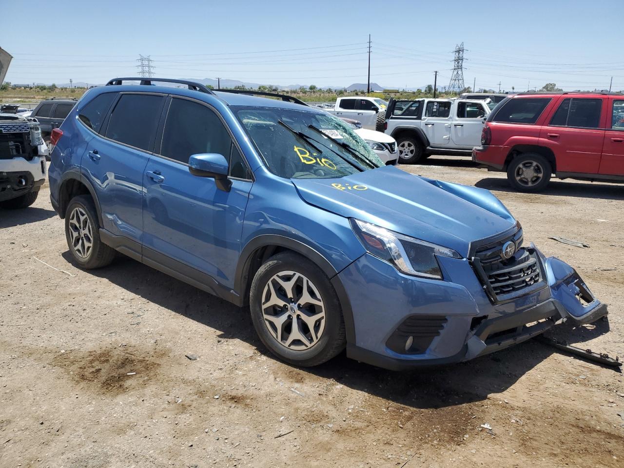 2022 SUBARU FORESTER PREMIUM VIN:WP0AA2A8XNS255297