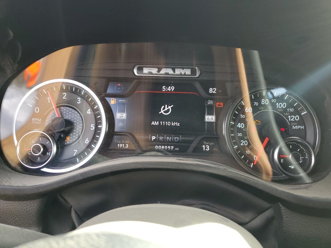 2024 RAM 1500 BIG HORN/LONE STAR VIN:1C6RREFT4RN179145