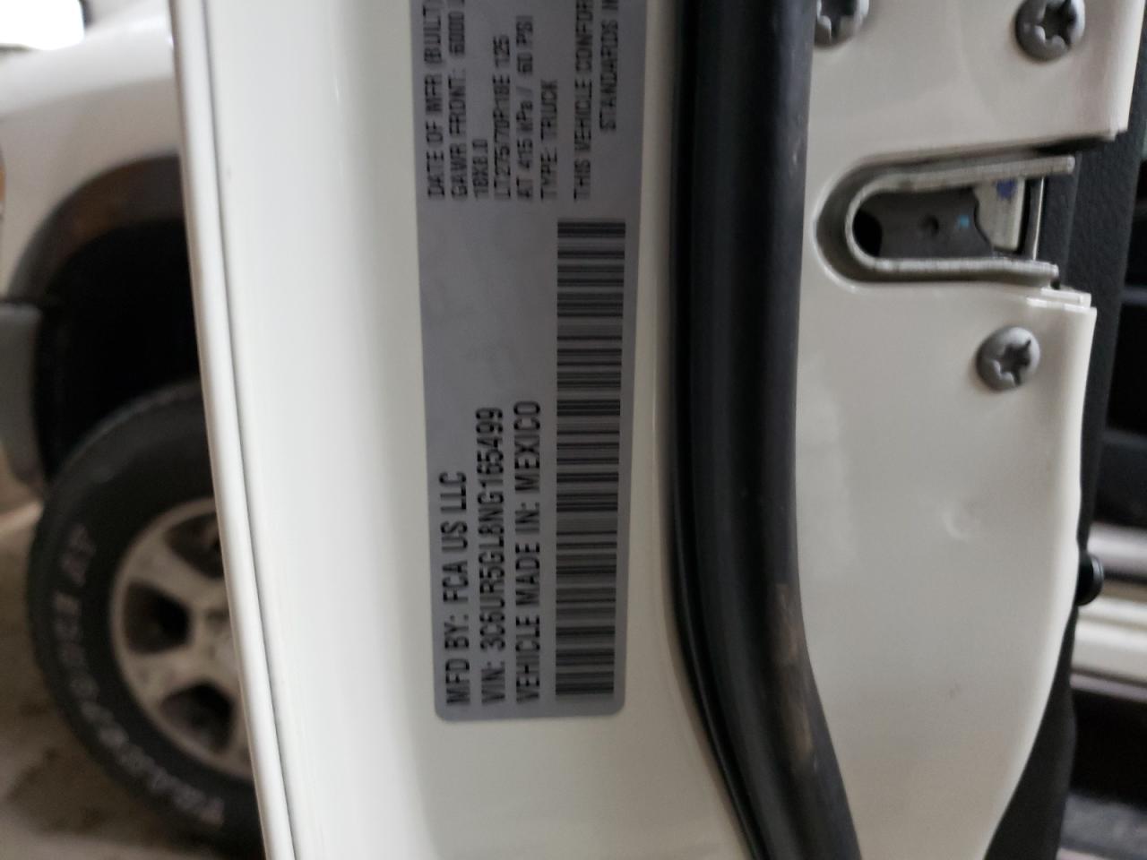 2022 RAM 2500 LONGHORN VIN:3C6UR5GL8NG165499