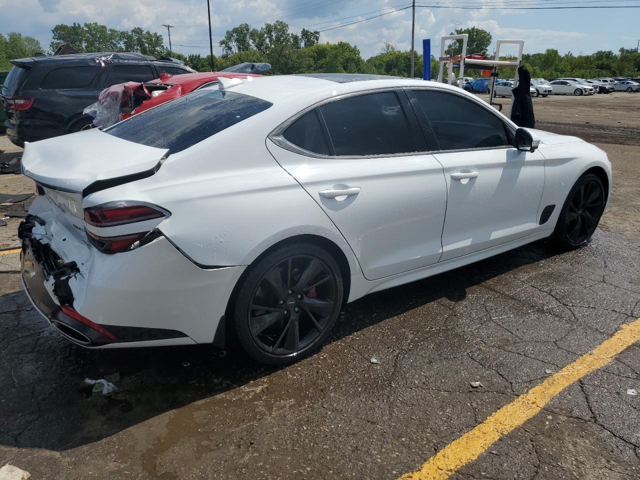 2023 GENESIS G70 BASE VIN:KMTG54TE9PU104764