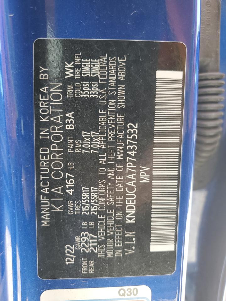 2023 KIA SELTOS S VIN:KNDEUCAA7P7437532