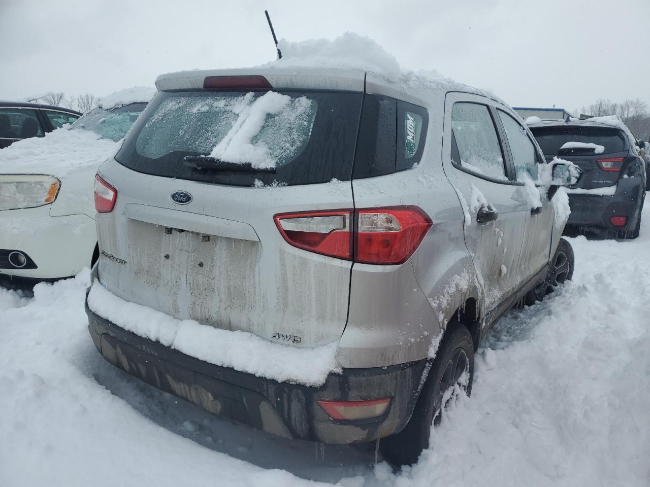 2022 FORD ECOSPORT S VIN:MAJ6S3FL6NC464090