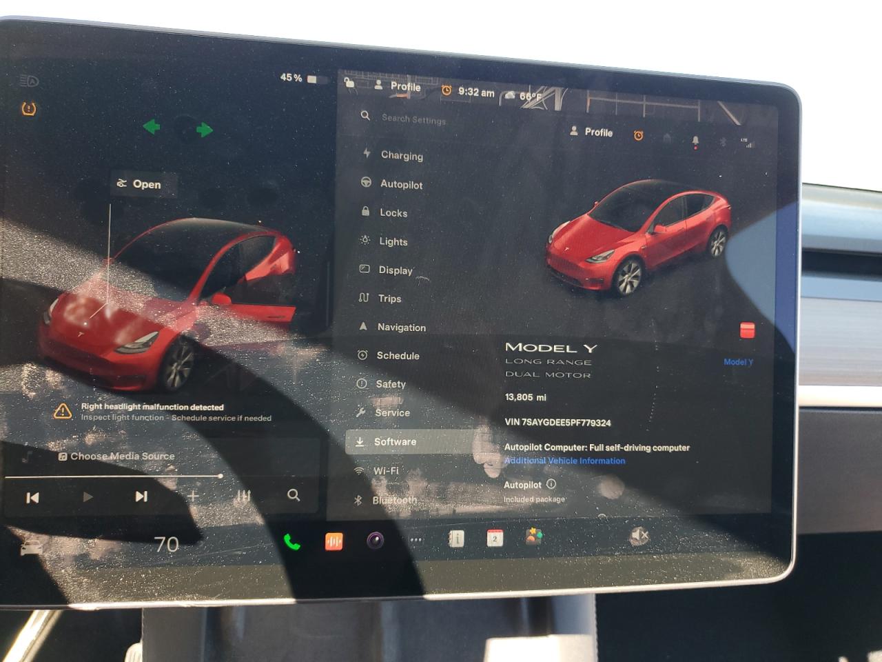 2023 TESLA MODEL Y  VIN:7SAYGDEE5PF779324
