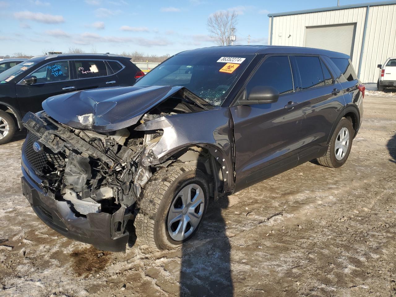 2022 FORD EXPLORER POLICE INTERCEPTOR VIN:1FM5K8ABXNGB01877