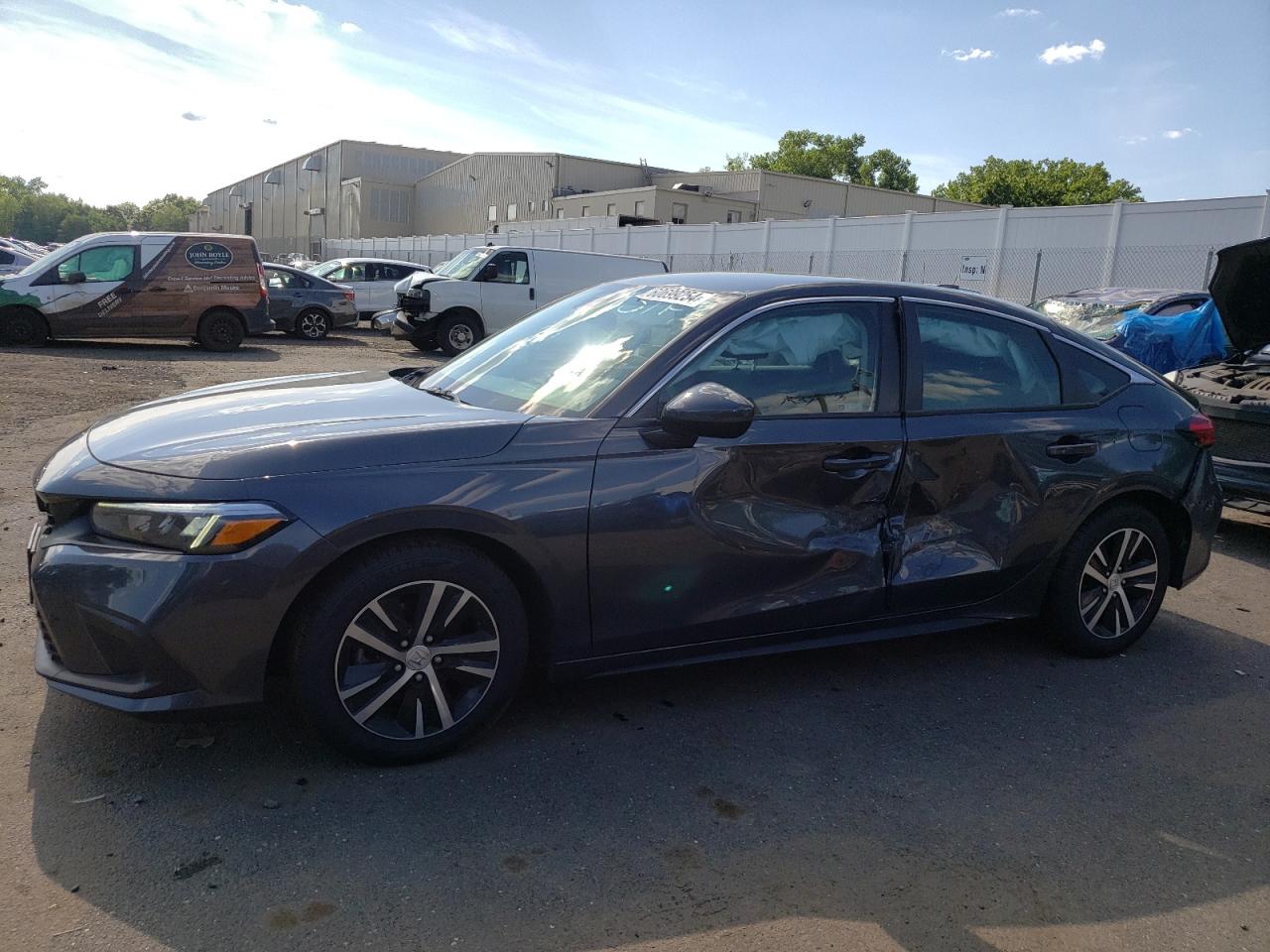 2022 HONDA CIVIC LX VIN:19XFL2H52NE000724