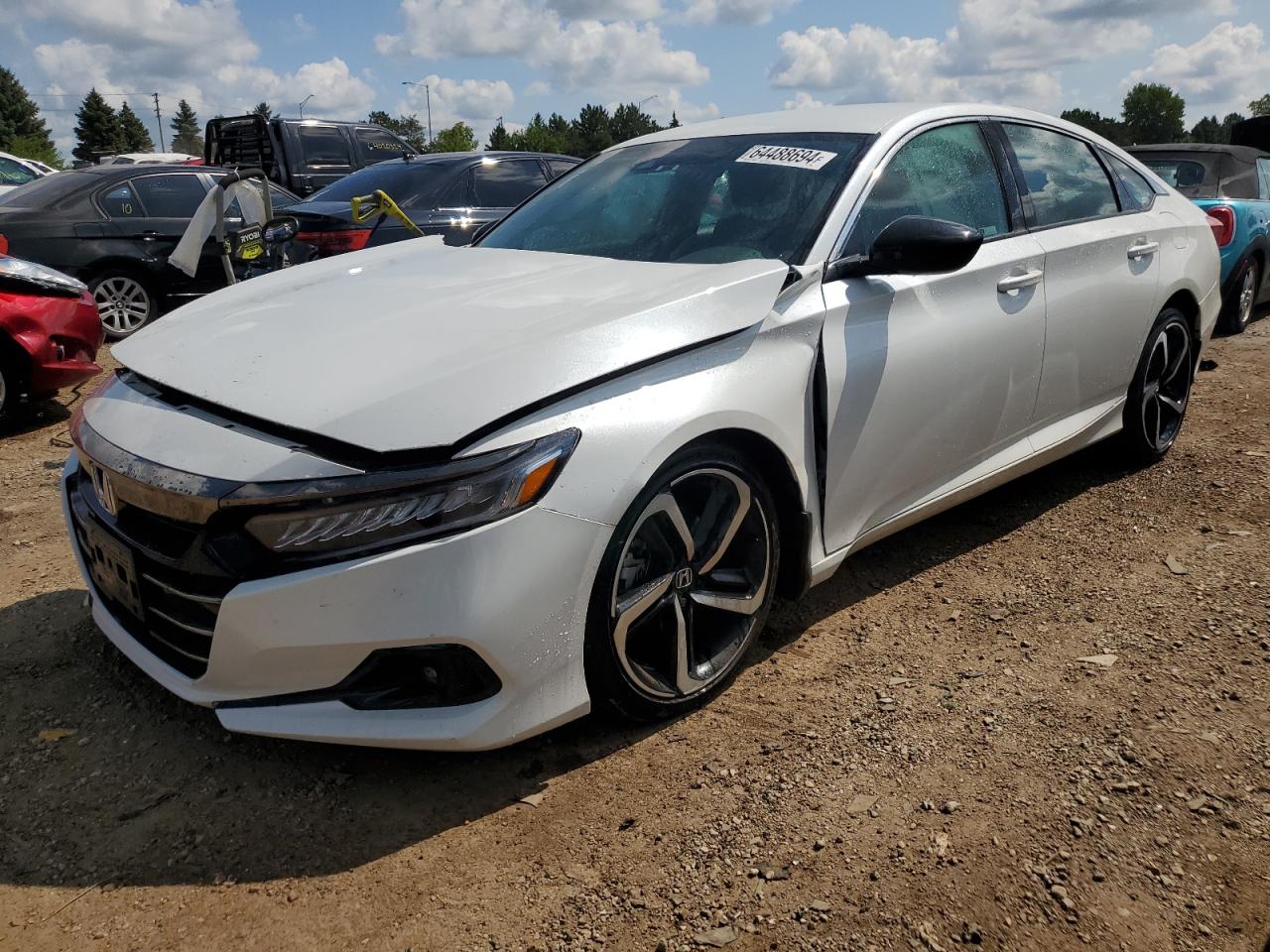 2022 HONDA ACCORD SPORT VIN:1HGCV1F39NA124695