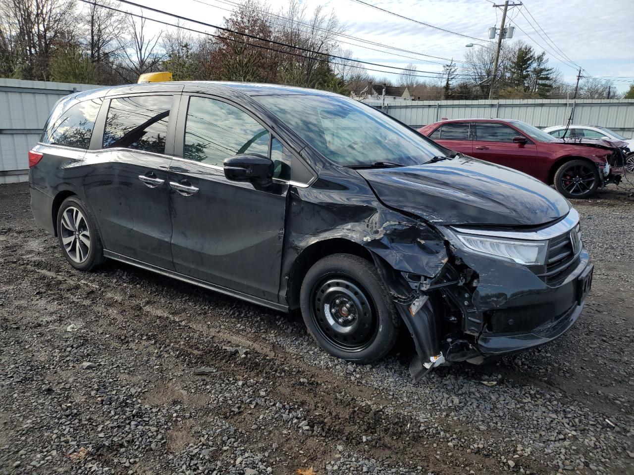 2022 HONDA ODYSSEY TOURING VIN:5FNRL6H84NB002810