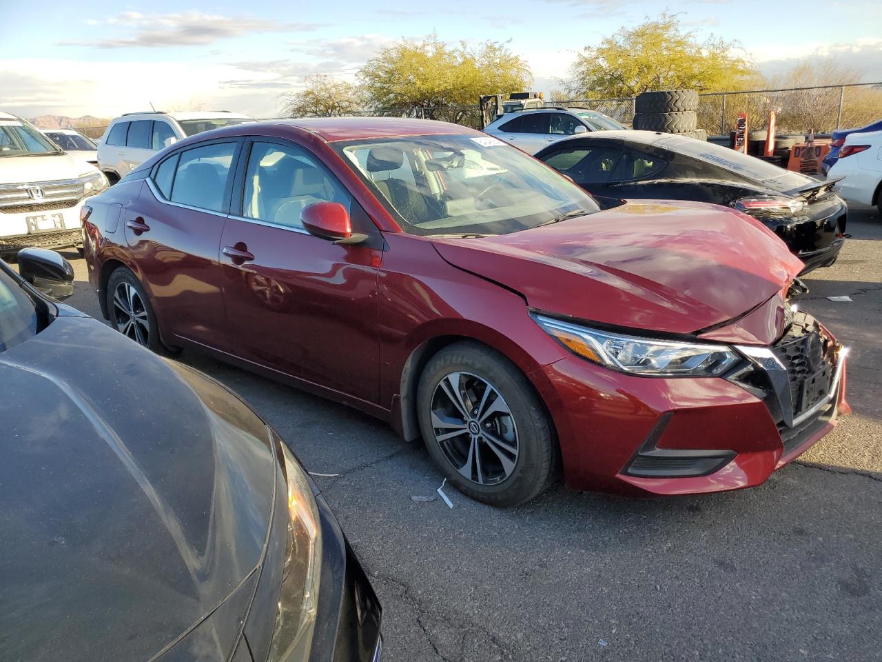 2022 NISSAN SENTRA SV VIN:3N1AB8CV6NY250640