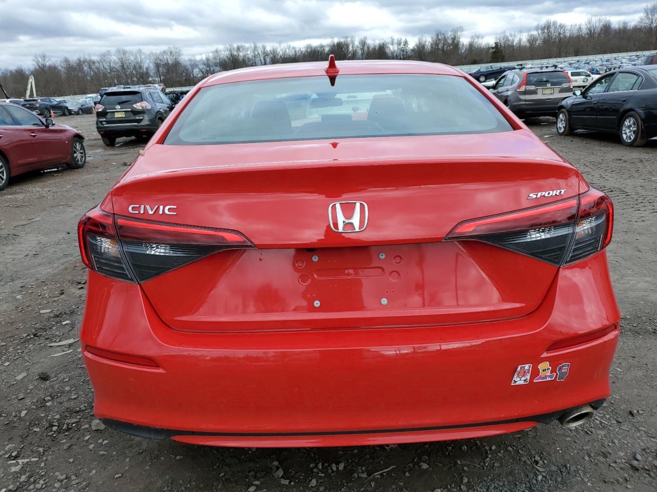 2022 HONDA CIVIC SPORT VIN:2HGFE2F5XNH605948