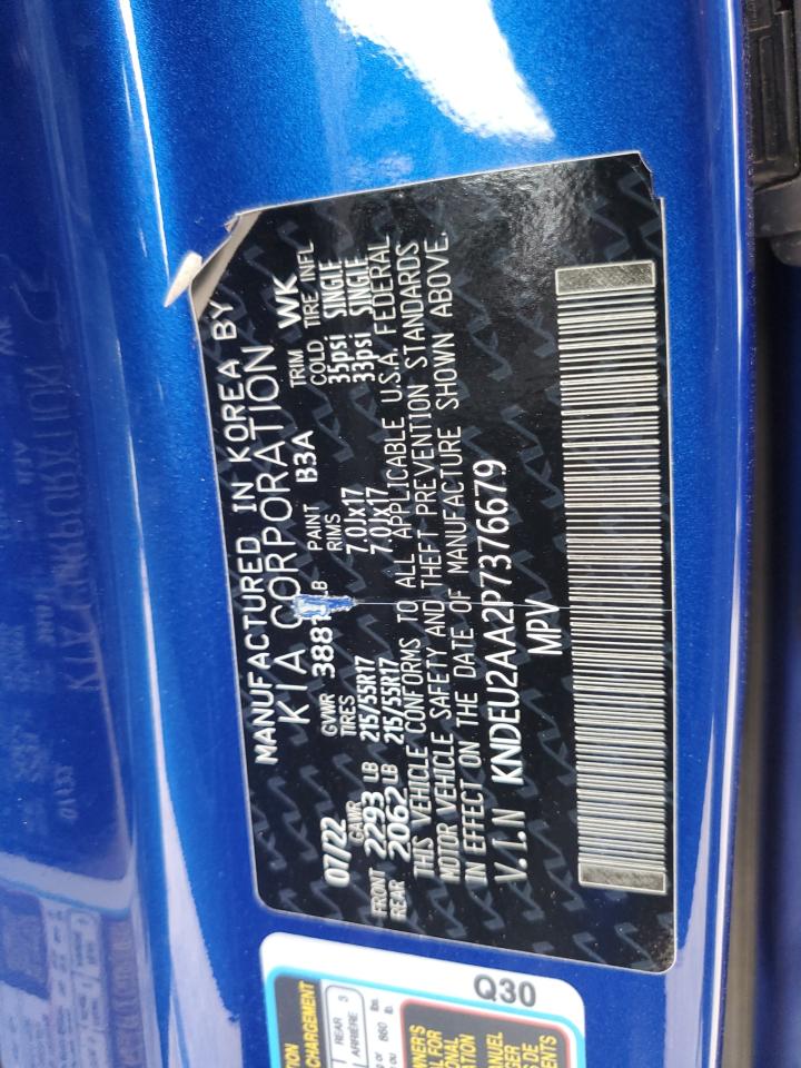 2023 KIA SELTOS S VIN:KNDEU2AA2P7376679