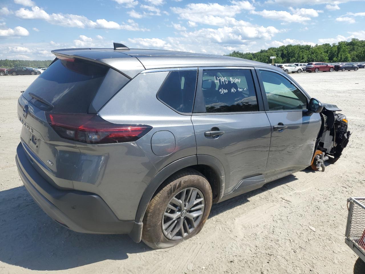 2022 NISSAN ROGUE S VIN:5N1BT3AB2NC719124