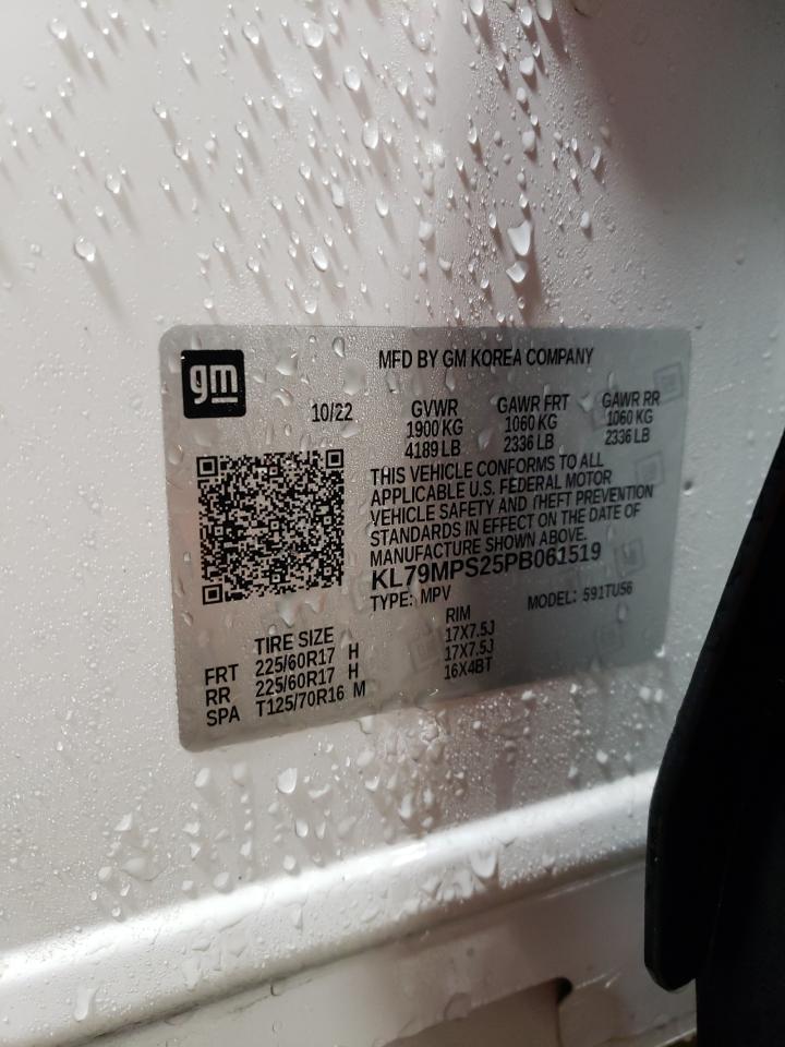 2023 CHEVROLET TRAILBLAZER LT VIN:KL79MPS25PB061519