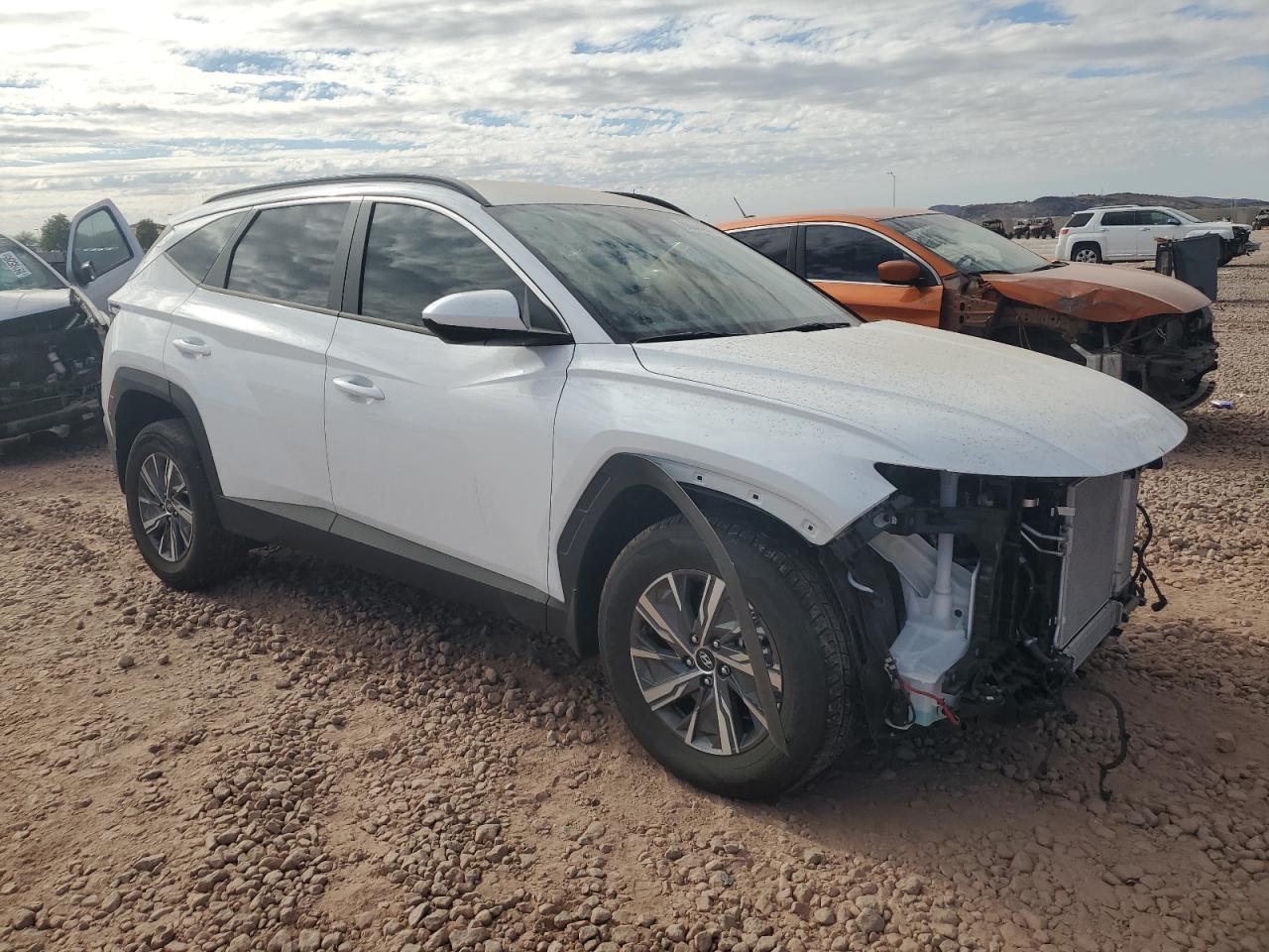 2024 HYUNDAI TUCSON BLUE VIN:KM8JBCD15RU187465