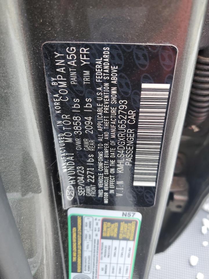 2024 HYUNDAI ELANTRA SEL VIN:KMHLS4DGXRU652793
