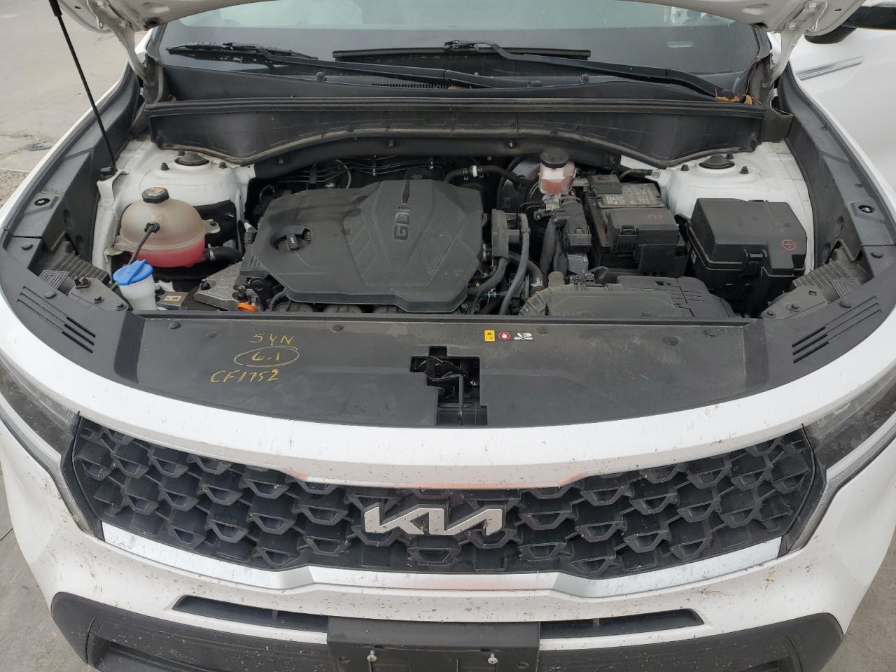 2022 KIA SORENTO LX VIN:5XYRG4LC5NG110141