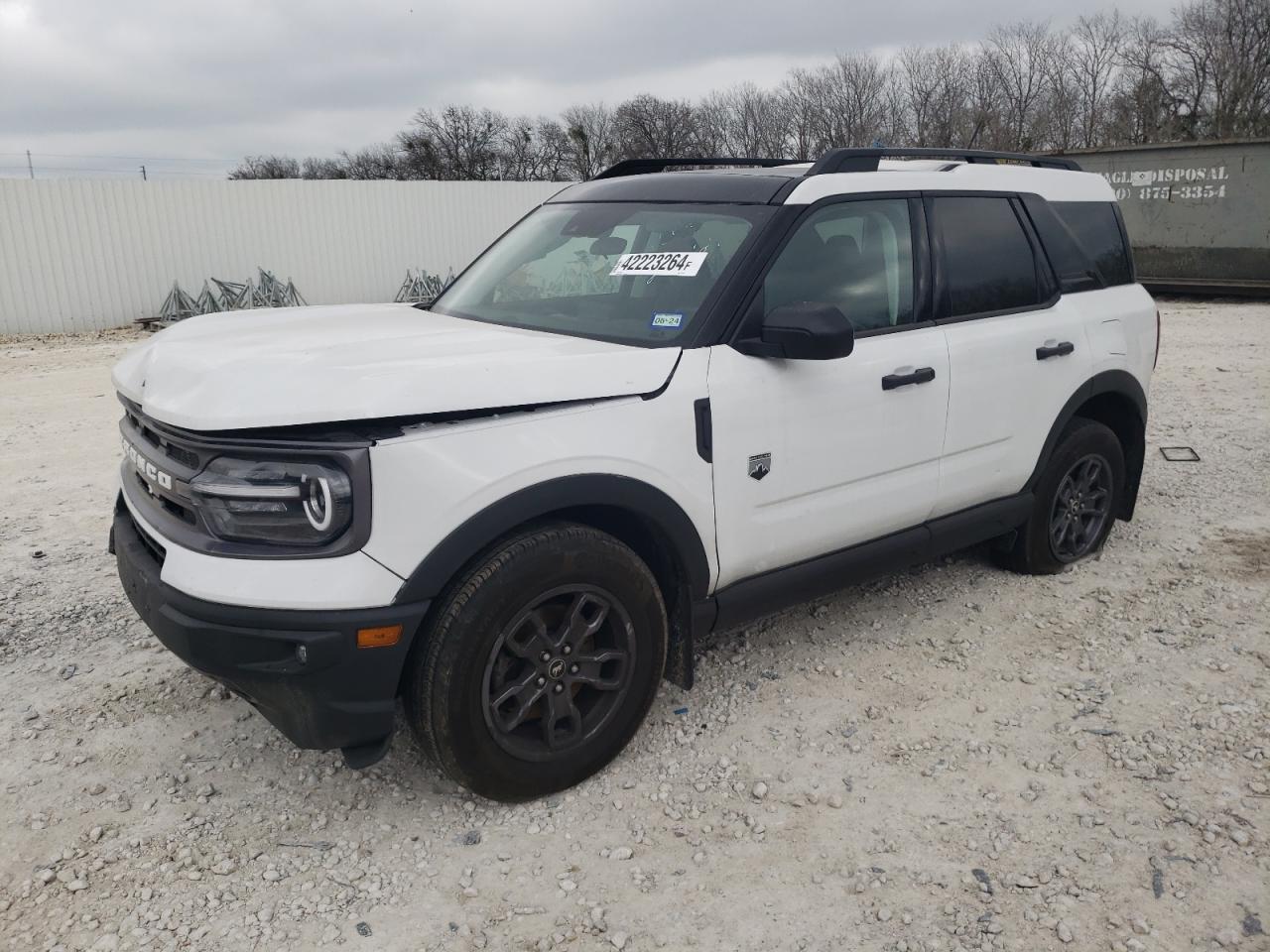 2022 FORD BRONCO SPORT BIG BEND VIN:3FMCR9B65NRD97412