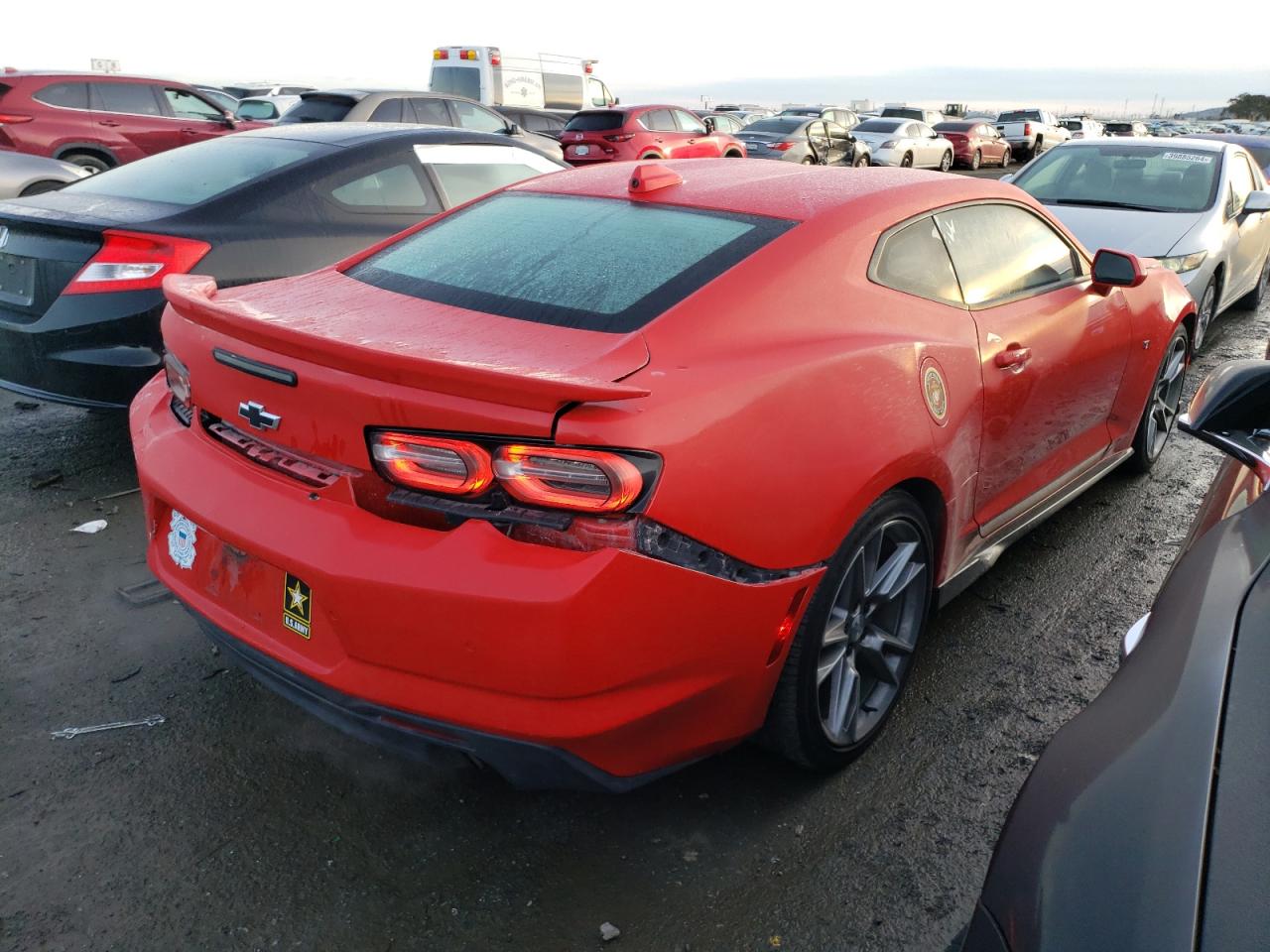 2022 CHEVROLET CAMARO LT VIN:1G1FD1RSXN0123166