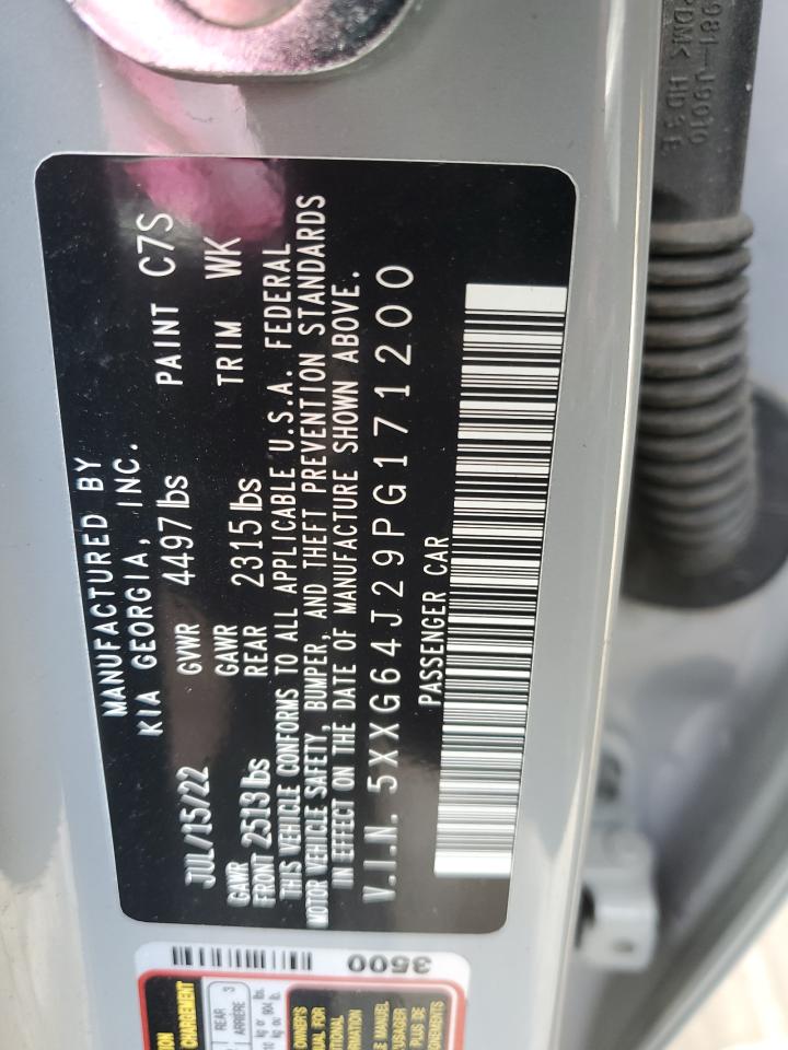 2023 KIA K5 GT LINE VIN:5XXG64J29PG171200