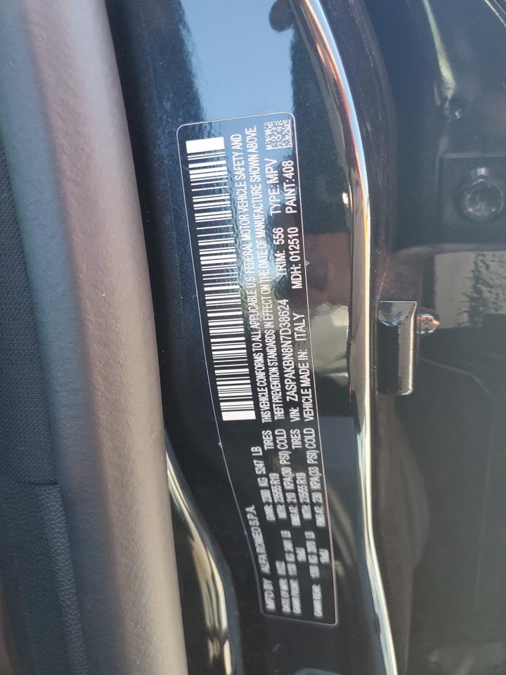 2022 ALFA ROMEO STELVIO TI VIN:ZASPAKBN8N7D38624