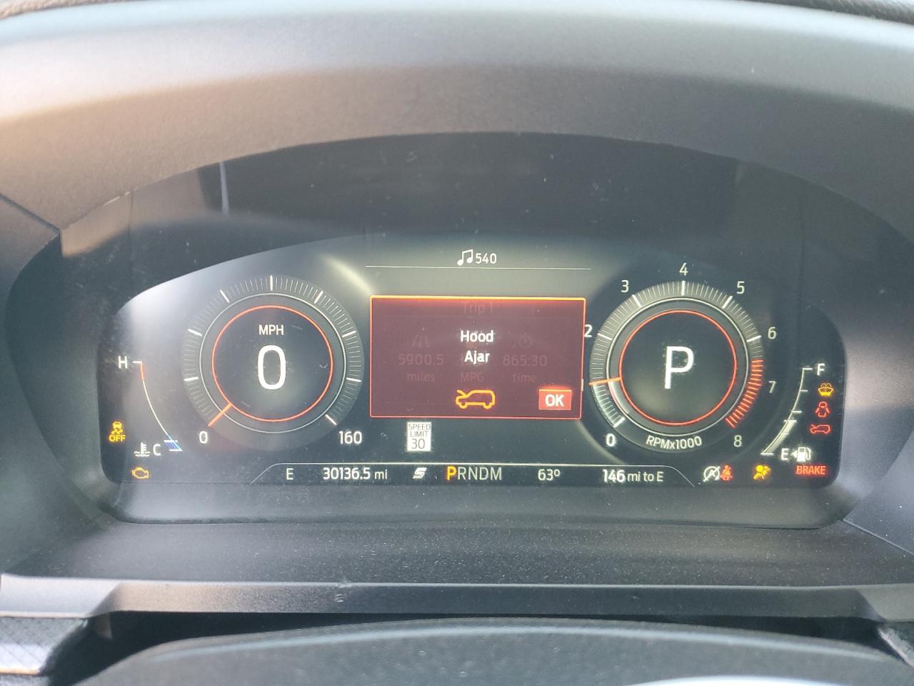 2022 FORD EXPLORER ST VIN:1FM5K8GC7NGA21503