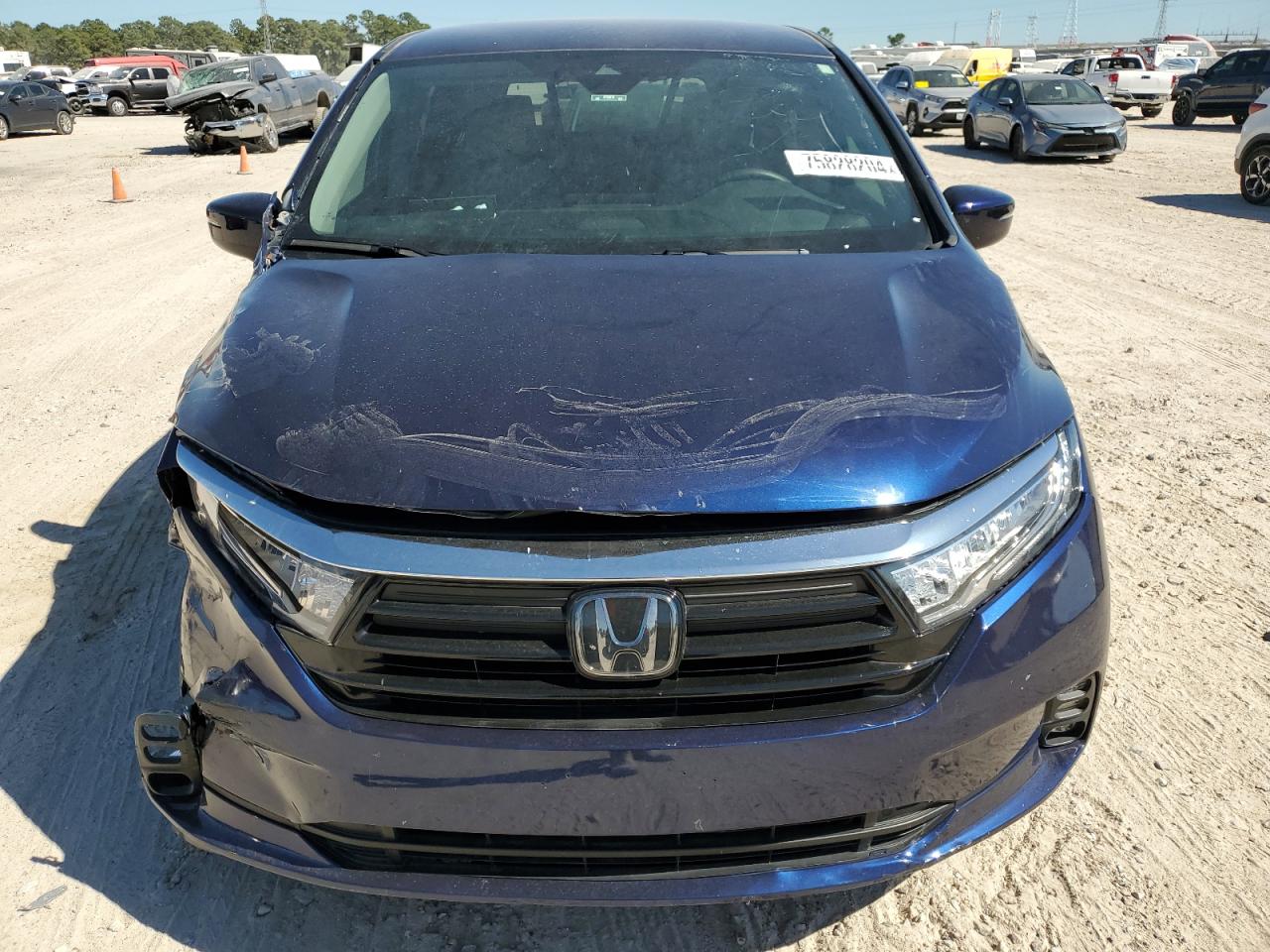 2022 HONDA ODYSSEY EX VIN:5FNRL6H52NB048075