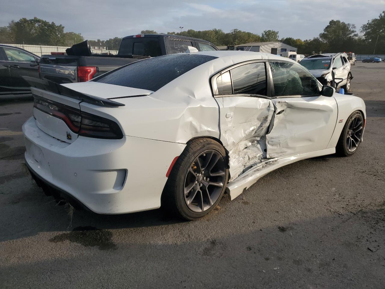2022 DODGE CHARGER SCAT PACK VIN:2C3CDXGJ3NH131455