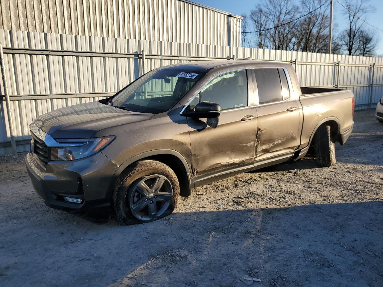 2022 HONDA RIDGELINE RTL VIN:5FPYK3F51NB019545