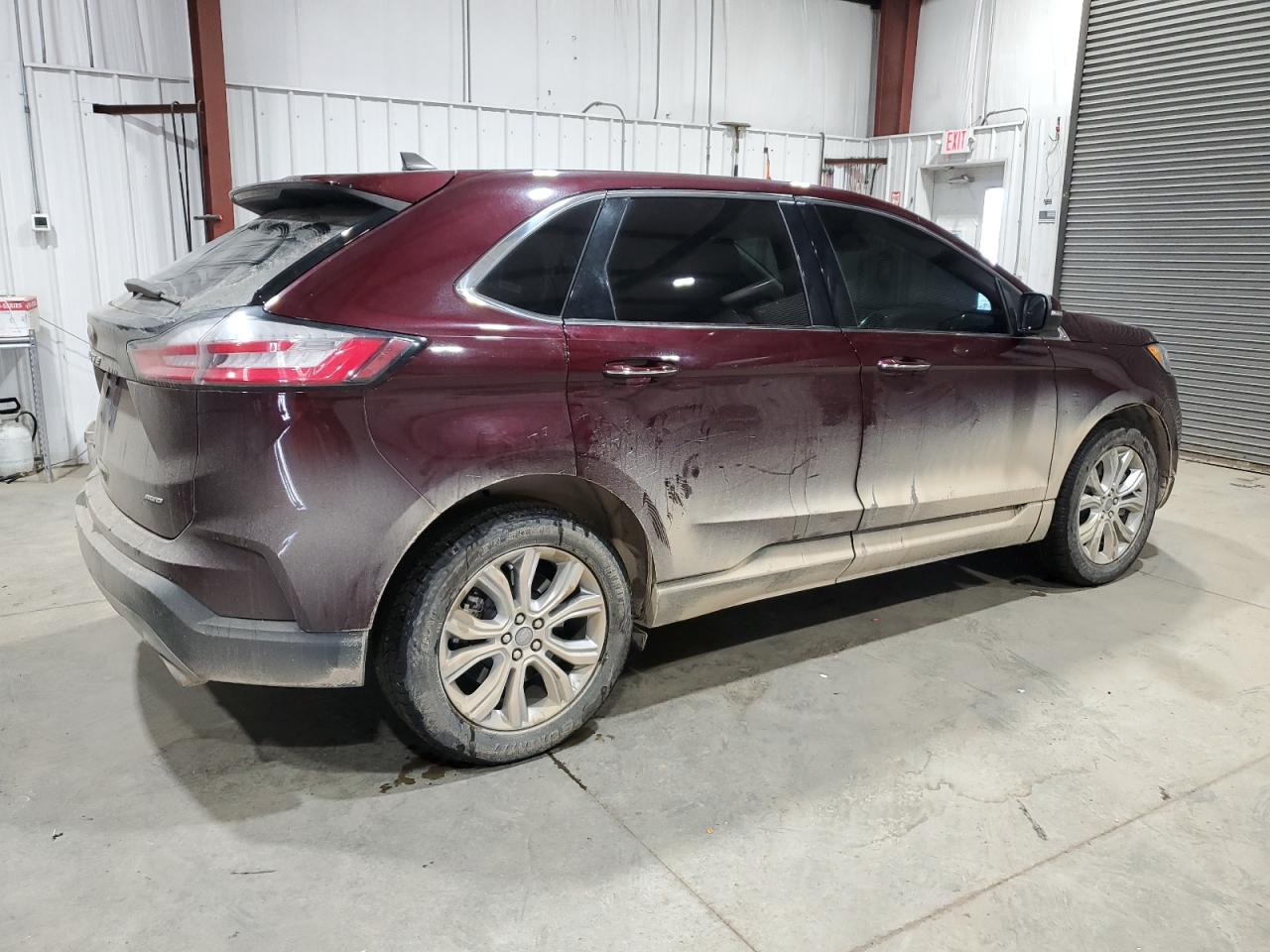 2022 FORD EDGE TITANIUM VIN:2FMPK4K95NBA31127