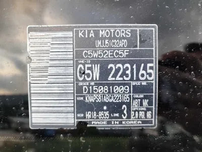 2016 Kia Sorento KNAPS81ABGA223165 VIN:KNAPS81ABGA223165