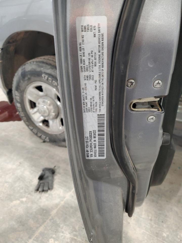 2023 RAM 2500 TRADESMAN VIN:3C6UR5HL7PG505324