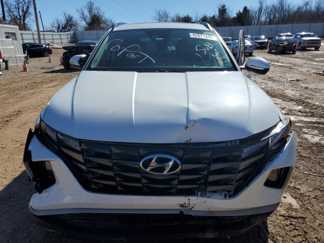 2022 HYUNDAI TUCSON SEL VIN:5NMJFCAE8NH127844