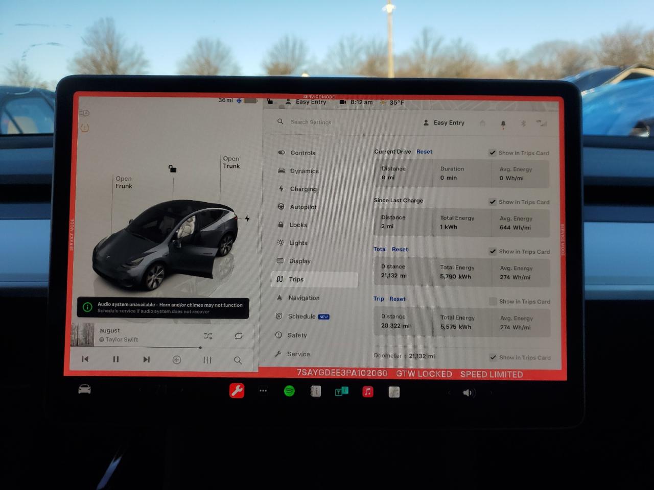 2023 TESLA MODEL Y  VIN:7SAYGDEE3PA102060