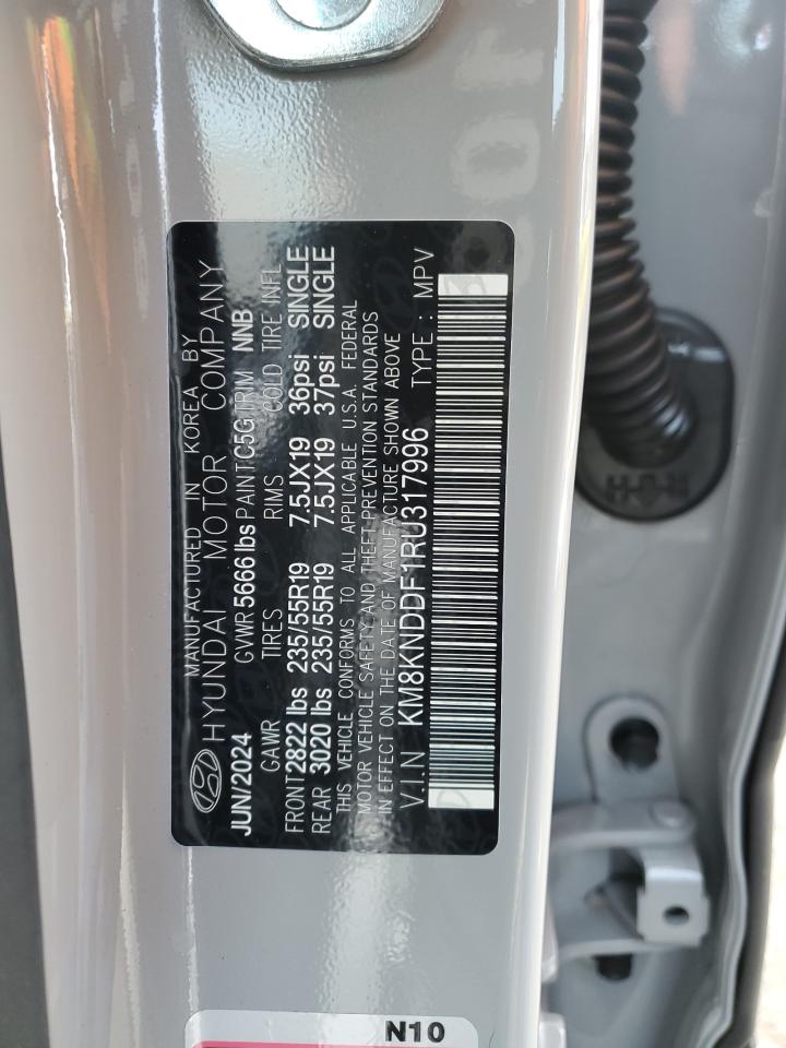 2024 HYUNDAI IONIQ 5 SEL VIN:KM8KNDDF1RU317996