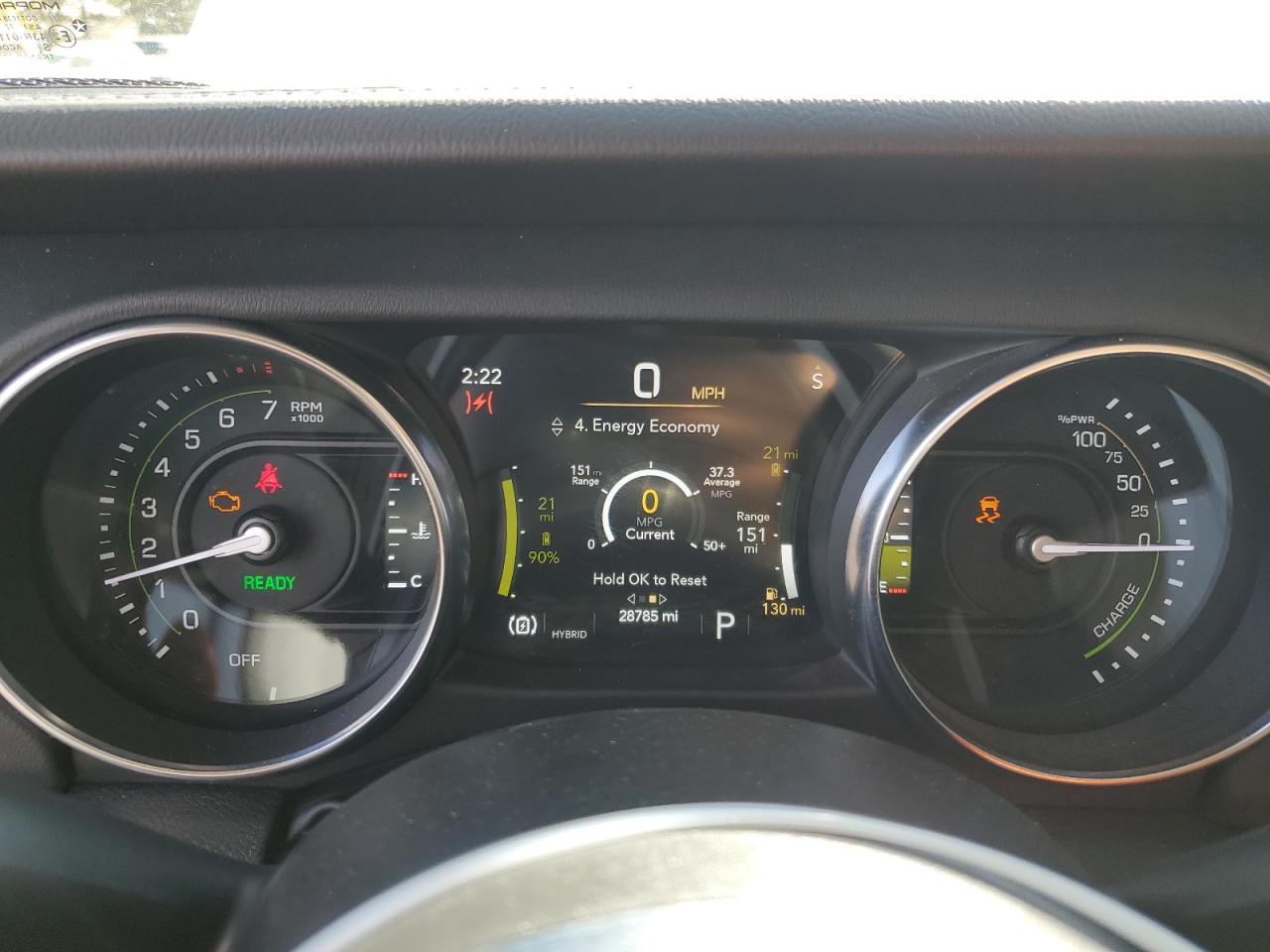 2022 JEEP WRANGLER UNLIMITED SAHARA 4XE VIN:1C4JJXP61NW278110