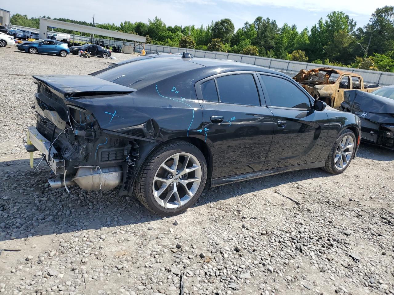 2022 DODGE CHARGER GT VIN:2C3CDXHG3NH175877