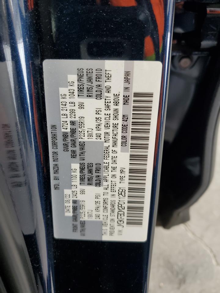 2023 MAZDA CX-5 PREMIUM VIN:JM3KFBDM2P0112591