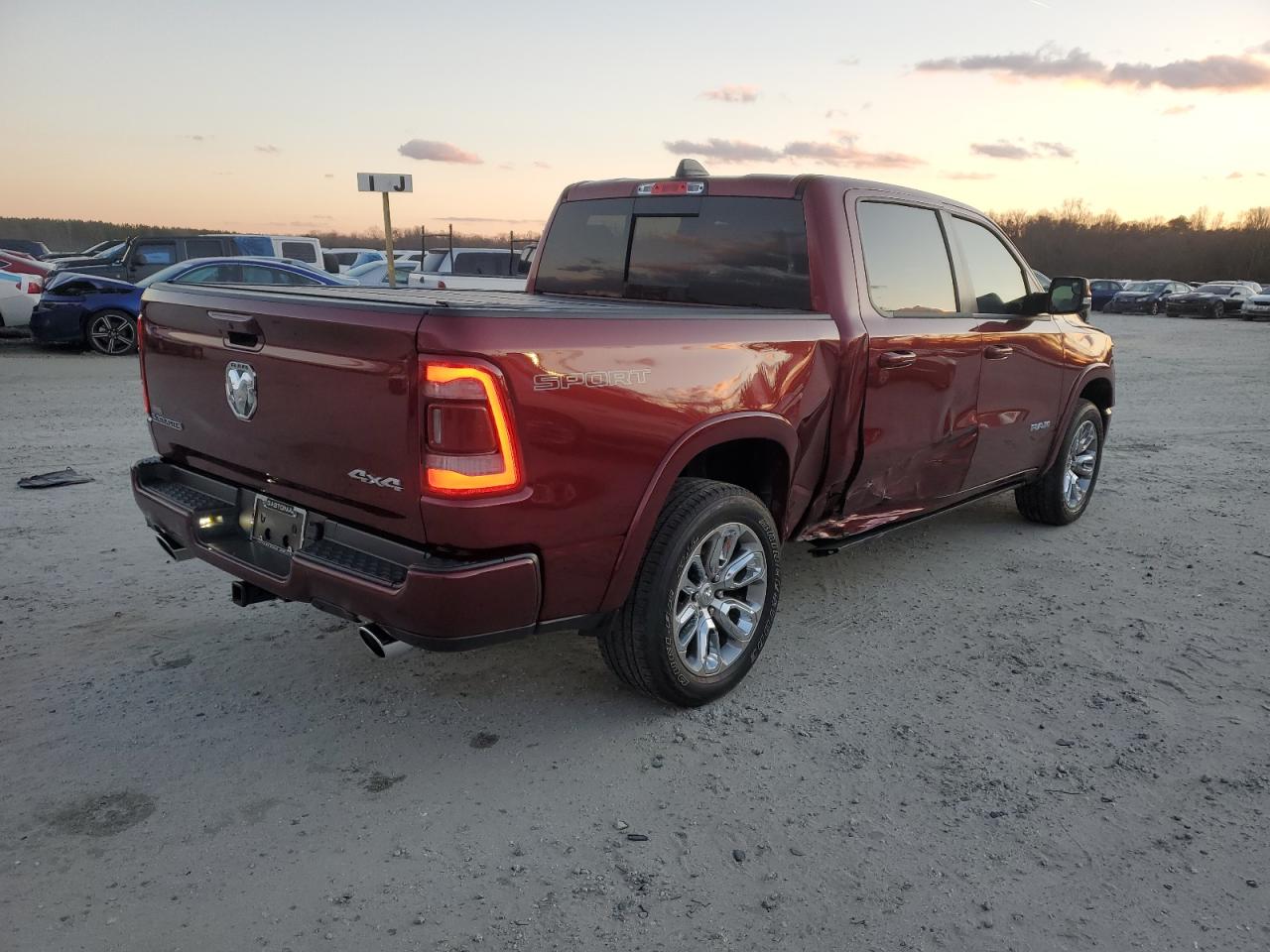 2022 RAM 1500 LARAMIE VIN:1FTYR1ZM7GKB04102